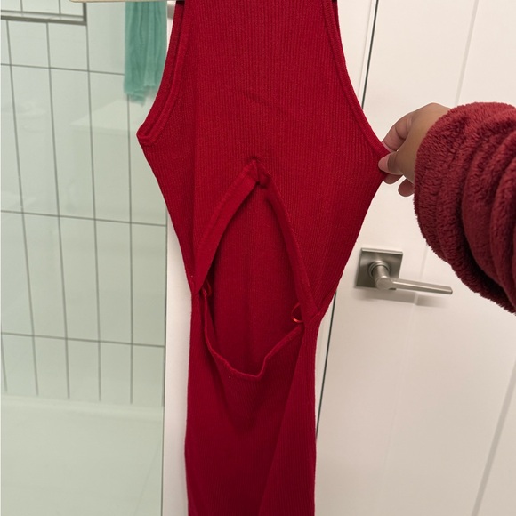 Red Mini Dress - Picture 6 of 6